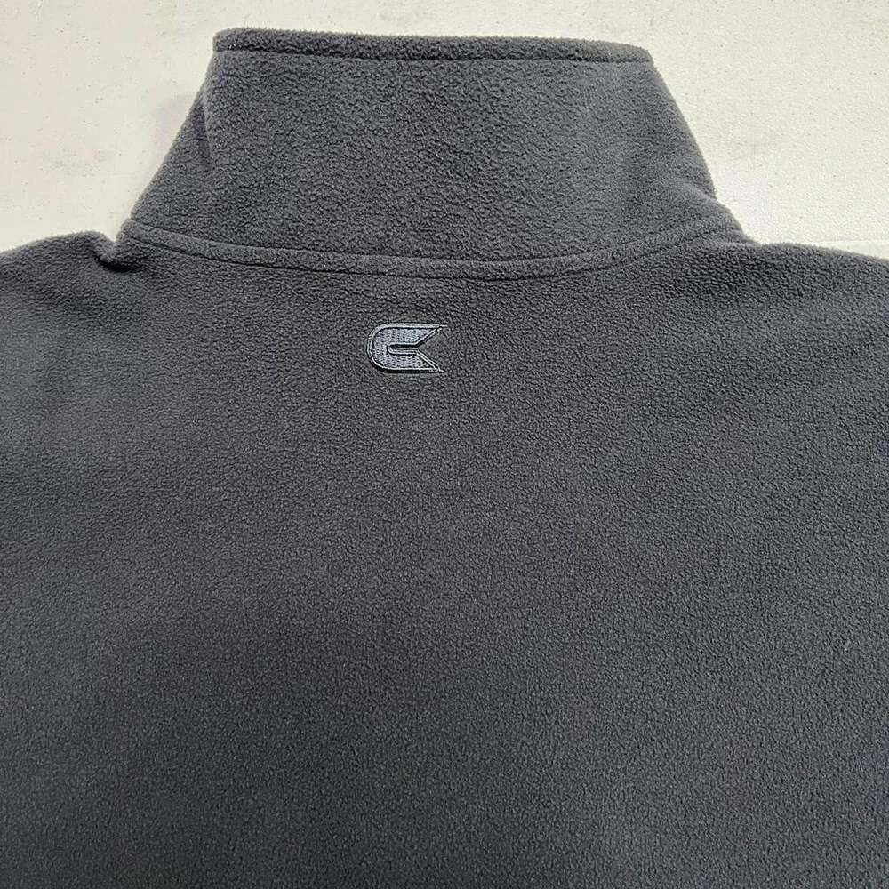 Colosseum Athletics Fleece Pullover Mens Large Gray MSU‎ Spartans Quarter Zip